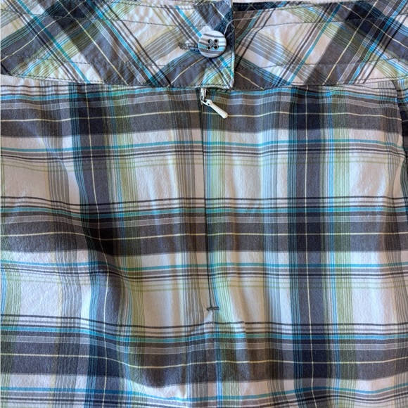 Women’s Lole Plaid Adjustable Waist Back Zip Pockets Tennis Skort Short Size 12 - Picture 14 of 15